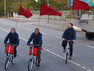 Rote Fahnen